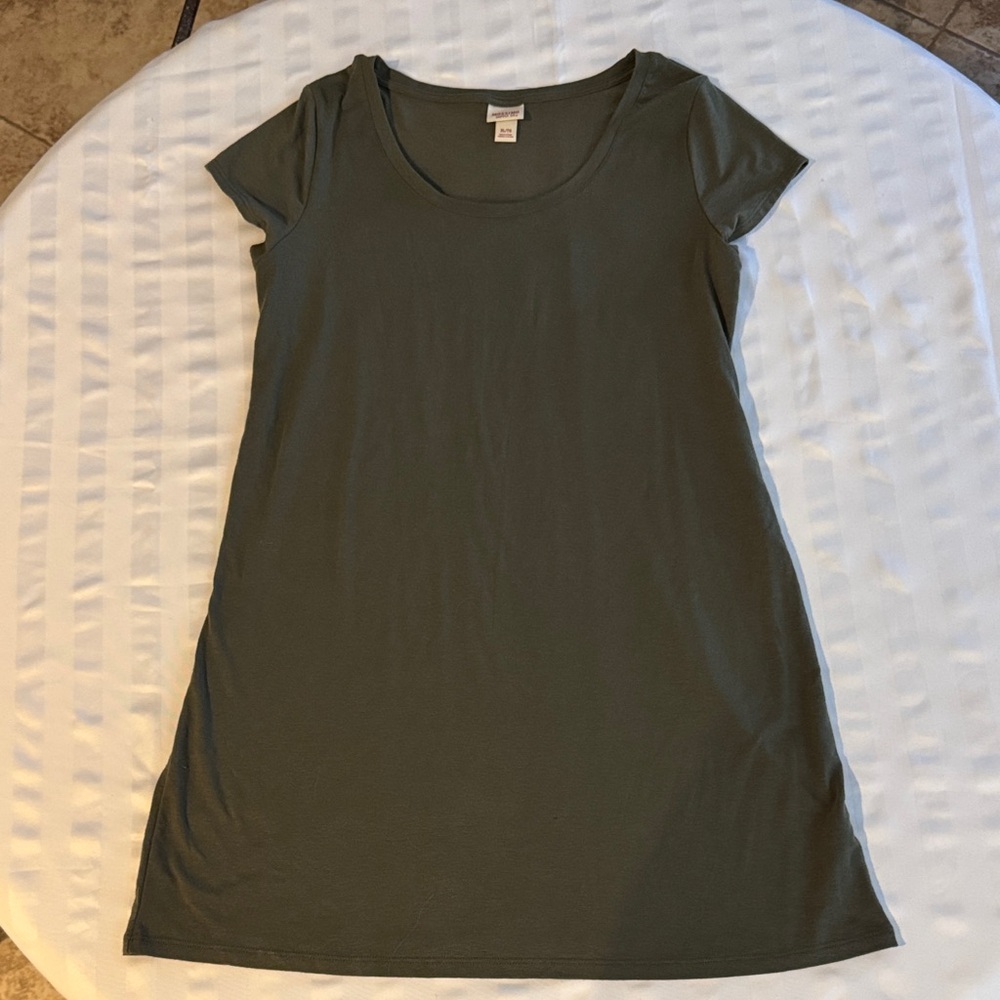 Mossimo Supply Co. Olive Mini Dress
